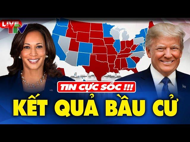  Trực tiếp KẾT QUẢ bầu cử tổng thống Mỹ 2024: QUÁ BẤT NGỜ số phiếu ông Trump và bà Harris !