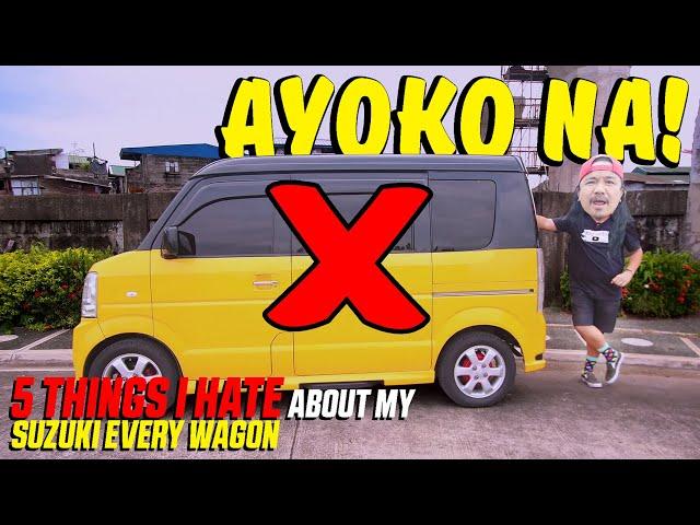 5 Things I Hate About My SUZUKI EVERY WAGON | Vanlife | MayorTV