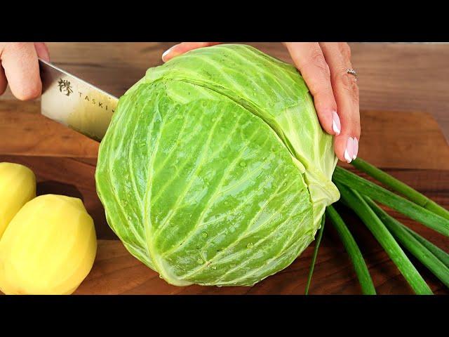 Cabbage and potatoes are tastier than meat! A casserole that is easy and inexpensive to prepare.