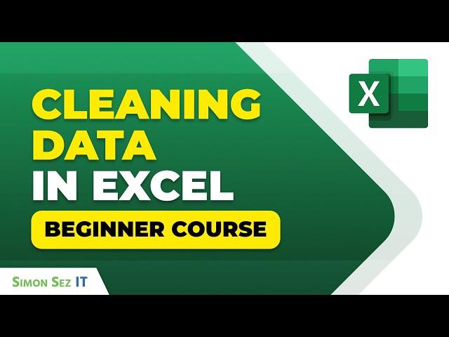 Cleaning Data in Excel: Microsoft Excel Crash Course