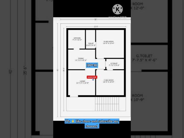 30 by 40 home plan | 1200 sqft home design #viral #home #shorts #shortvideo #construction