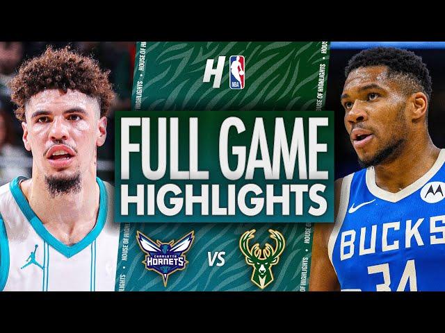 Charlotte Hornets vs Milwaukee Bucks - Full Game Highlights | November 23, 2024-25 NBA Season