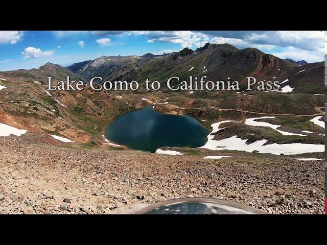 Colorado Lake Como to California Pass