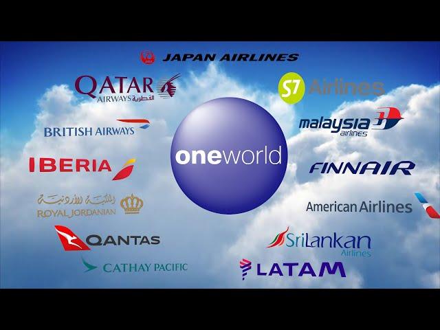 Oneworld Airline Alliance as of 2020