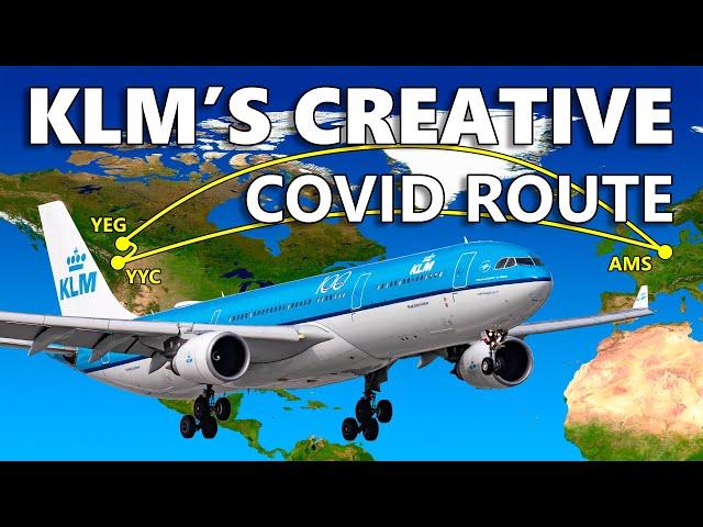 KLM's Creative COVID Route