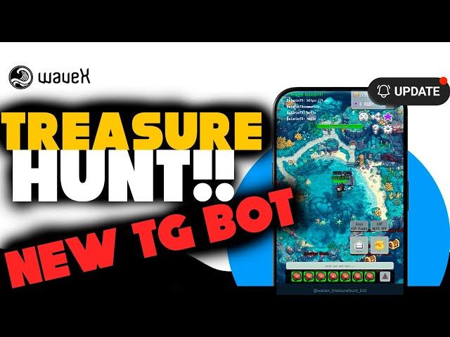 Dive into waveX's Treasure Hunt | Lets mine WaveX Points | First open world DEX telegram bot