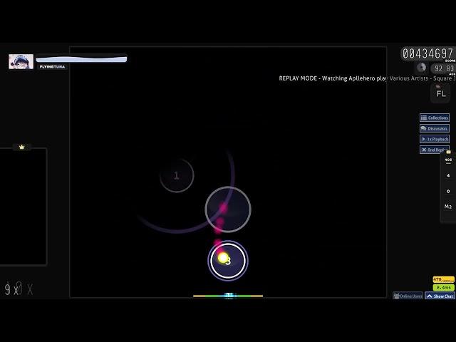 osu! CHEATREAL - SQUARE JUMP PRACTICE +FL PASS 90.01% 9,01*