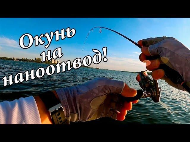 Ловля ОКУНЯ на НАНО отводной поводок! Когда МОРМЫШКА не летит...