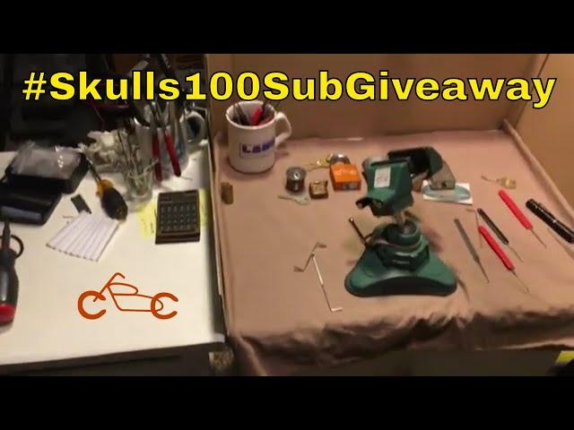 My Lock Lab #Skulls100SubGiveaway