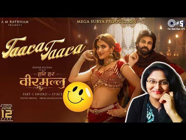 TAARA TAARA LYRICAL SONG REACTION | HARI HARA VEERA MALLU | PSPK | NIDHHI| MM KEERAVANI | AM RATHNAM