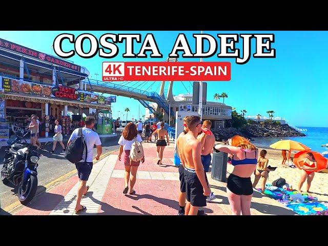 TENERIFE - COSTA ADEJE | 30ºC Yesterday  How it Currently look?  4K Walk ● November 2024