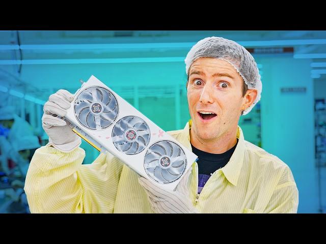 They Turned off this GPU Factory For Me! PowerColor Factory Tour