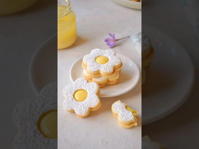 lemon curd cookies️ #lemoncurd #cookies #yummy #delicious #delish #lemoncookies #foodie
