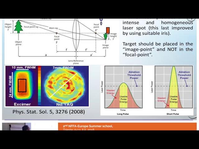 Laser Deposition: growth of perovskite thin film and heterostructures - Dr. Pasquale Orgiani