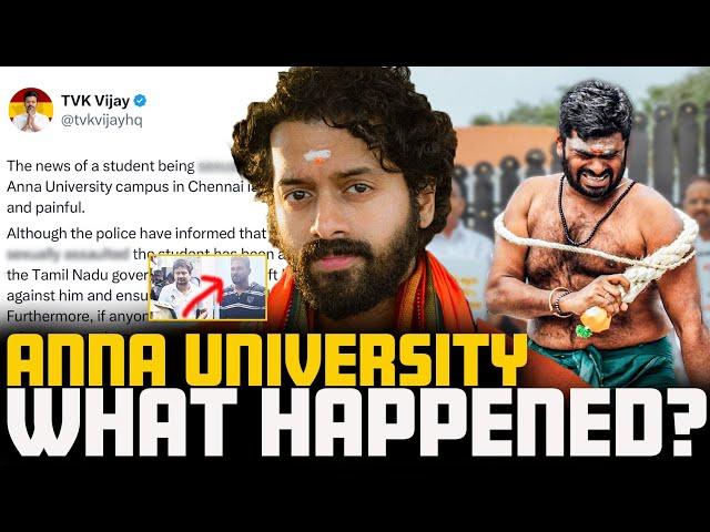 ANNA UNIVERSITY Incident EXPLAINED | Aye Jude️