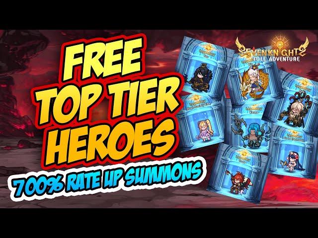 5,500 PULLS! "FREE FOUR LORDS OF OLD" | 700% LEGENDARY RATE UP SUMMONS | SEVEN KNIGHTS IDLE