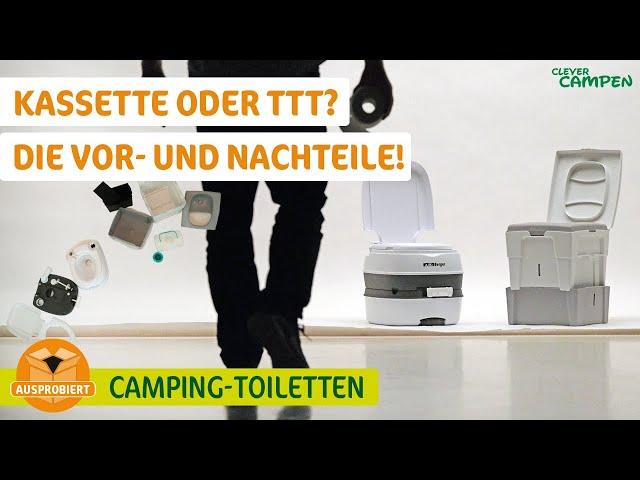 Kassetten- oder Trocken-Trenn-Toilette ? - Was sind die Vor- und Nachteile der beiden Systeme?