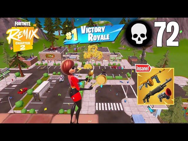 72 Elimination Solo Vs Squads Wins Gameplay (Fortnite Chapter 2 Remix PS4 Controller)