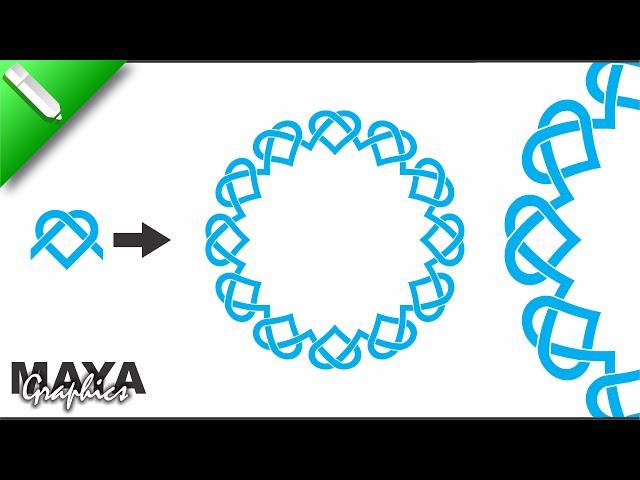 Heart Shape Border Design in Coreldrw | Coreldraw tutorial | Maya Graphics | #coreldrawtutorials