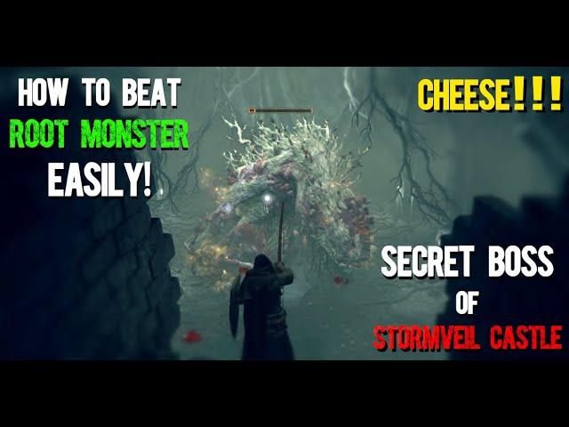 Stormveil Castle SECRET BOSS CHEESE! Root Monster Easy Mode Guide