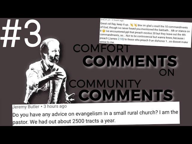 Is Keeping the Sabbath a Sin Issue? - Comfort Comments #3