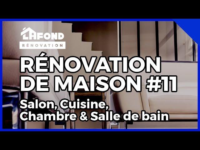 Maison rénovée - Salon Cuisine Chambre Salle de bain - Travaux d'intérieur par Lafond Rénovation