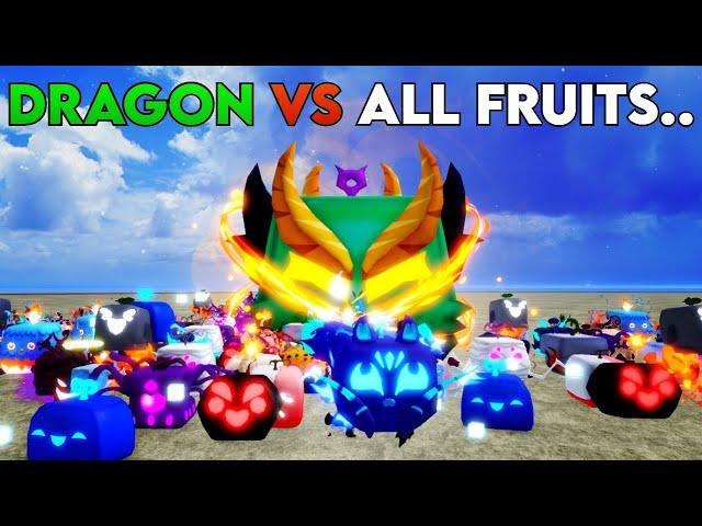 Dragon Rework VS All Fruits in Blox Fruits