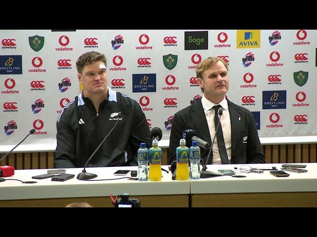 Press Conference | Scott Barrett & Scott Robertson after win in Dublin