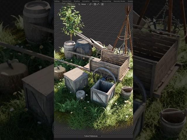 How To Export FBX with TEXTURES in Blender #3d #blendertutorial #blender #blender3d #tutorial #b3d