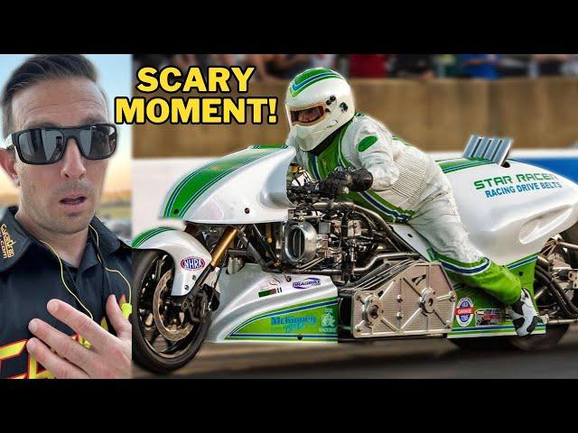 Tragedy Strikes Top Fuel Motorcycle! 