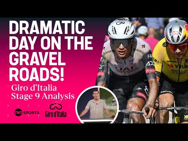 Giro d'Italia Stage 9 Analysis: Wout Van Aert & Isaac del Toro battle it out on the Gravel roads 