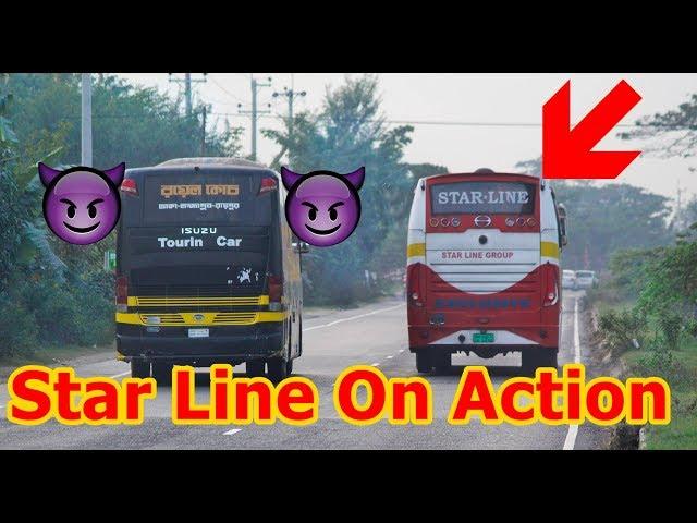 Star Line vs BD ac Bus ( Royal coach , Green line dd , Saintmartin paribahan )