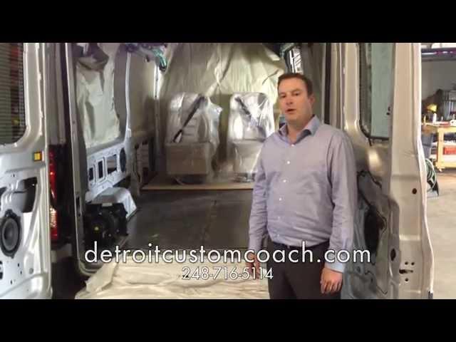 Detroit Custom Coach - Ford Transit Sub Floor Installation