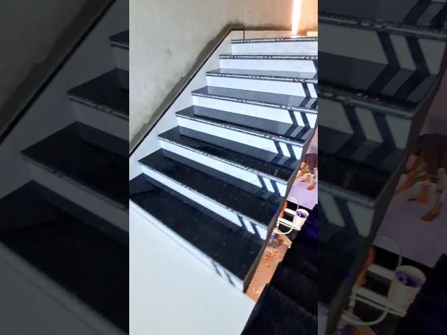 staircase new design black Patti  #staircase #newdesign