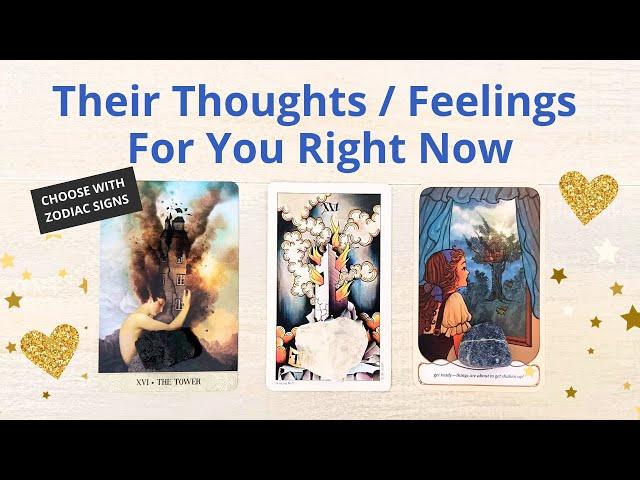 THEIR FEELINGS RIGHT NOW  PICK A CARD  LOVE TAROT READING  SOULMATES