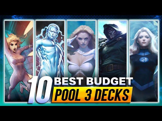 Top 10 BEST Budget Pool 3 Decks | Build These Decks FIRST | December 2022 | Marvel Snap