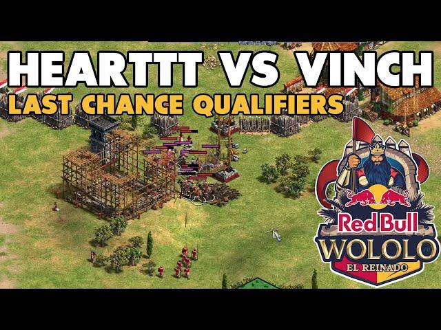 Hearttt vs Vinchester | RedBull Wololo Last Chance Qualifiers (Best of 7)