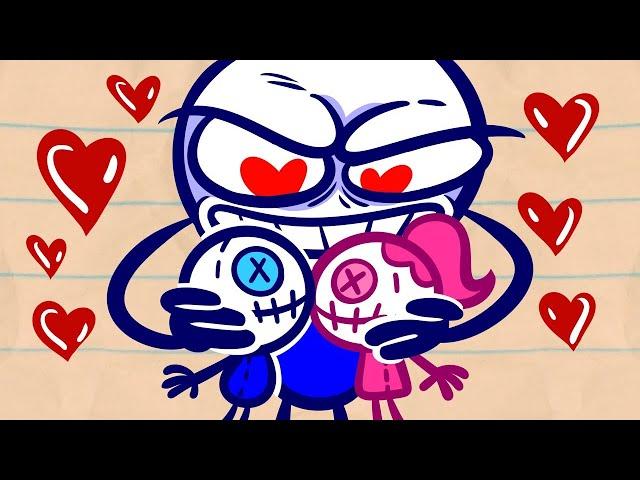 "Better Date Than Never" Pencilmate Is LATE for His Valentine's Date! | Pencilmation Cartoons!