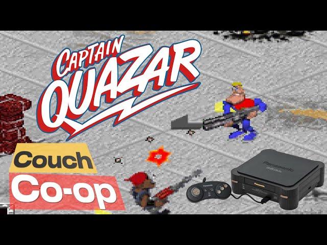 Captain Quazar | 2 Player Co-op | Panasonic 3DO | Longplay | RetroTINK 5x 1080p 60fps