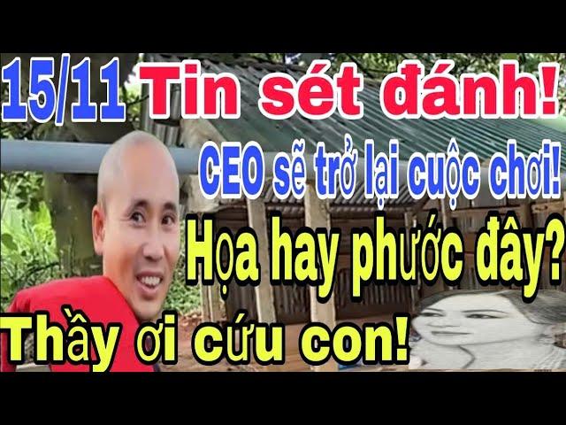 Toang nữa rồi. CEO sẽ trở lại cuộc chơi vào lúc 17h hôm nay. Thầy ơi cứu con!