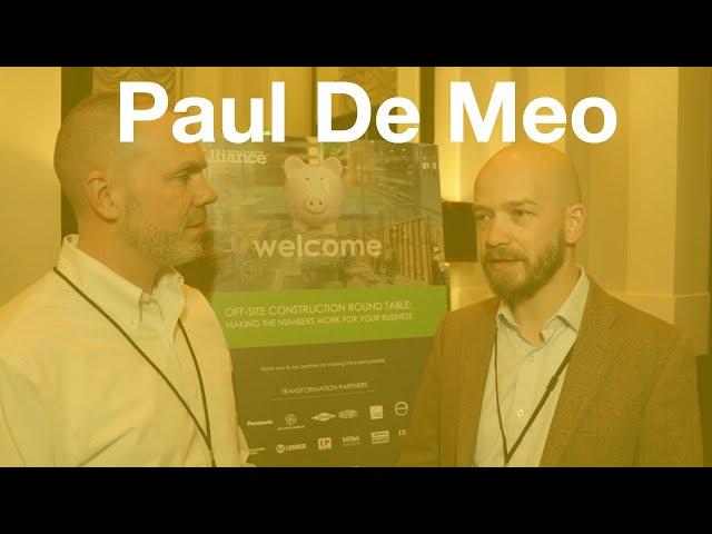 Paul De Meo Discusses The Future of Offsite Construction | Dave Cooper Live