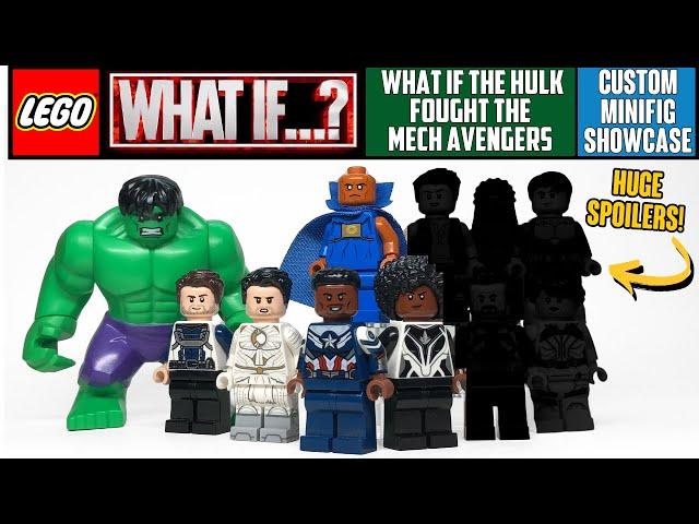 LEGO Marvel WHAT IF: HULK FOUGHT THE MECH AVENGERS (S3E1) Custom Minifig Showcase