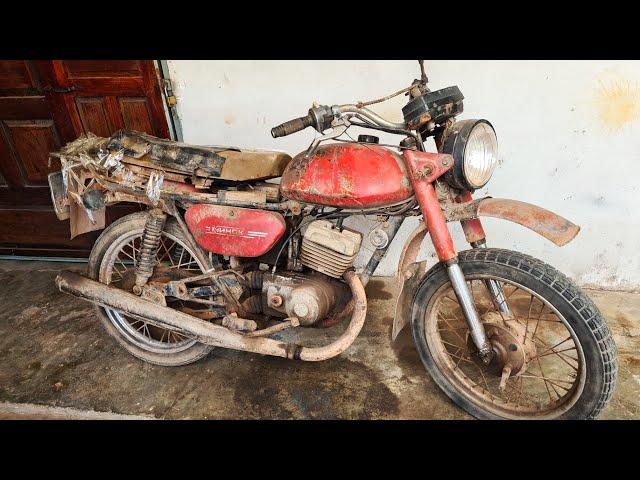 Old Soviet Motorcycle MINSK Abandoned Restoration | Disassemble # 1