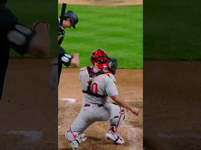 Straight paint for Jesús Luzardo's 10th strikeout of the night 