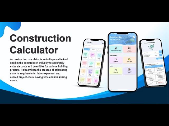 Construction Calculator - Draw Your Home Design