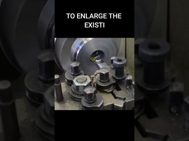 Lathe machine Boring Operation