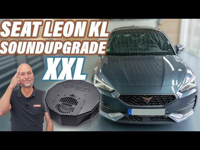 Seat Leon KL Subwoofer einbauen inkl. DSP Soundsystem und Lautsprecher Front + Heck