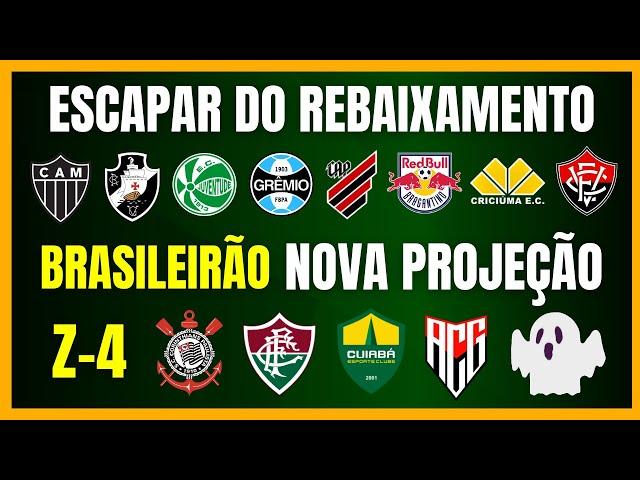 BRASILEIRÃO | NOVA PROJEÇÃO PARA ESCAPAR DO REBAIXAMENTO