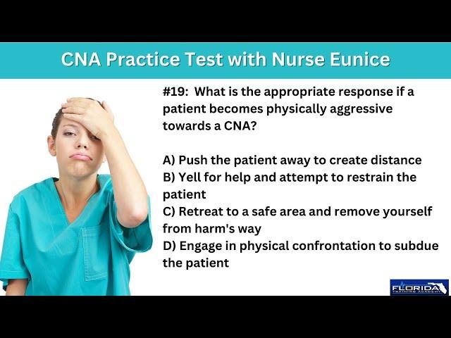 🩺 2024 CNA Practice Exam Questions with Nurse Eunice