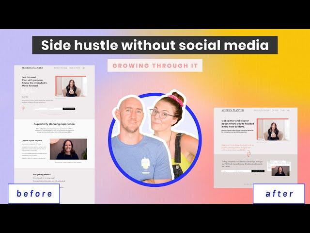 Streamline and run a profitable side hustle online business WITHOUT social media (deep dive!)